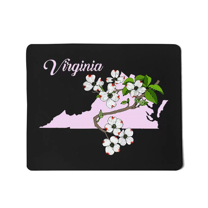 State Of Virginia Flower The American Dogwood Mousepad