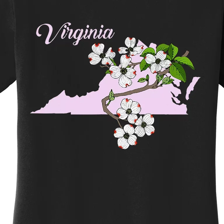 State Of Virginia Flower The American Dogwood Women's T-Shirt