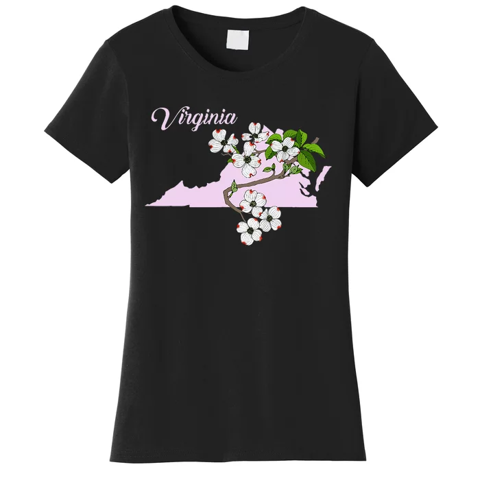 State Of Virginia Flower The American Dogwood Women's T-Shirt