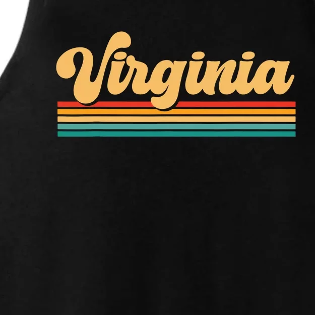 State Of Virginia Ladies Tri-Blend Wicking Tank