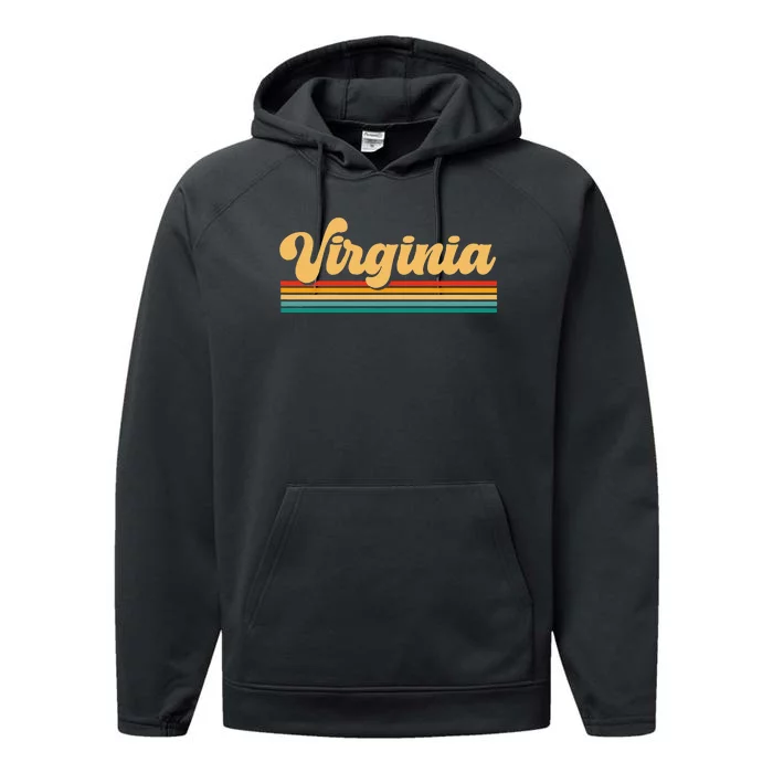 State Of Virginia Performance Fleece Hoodie