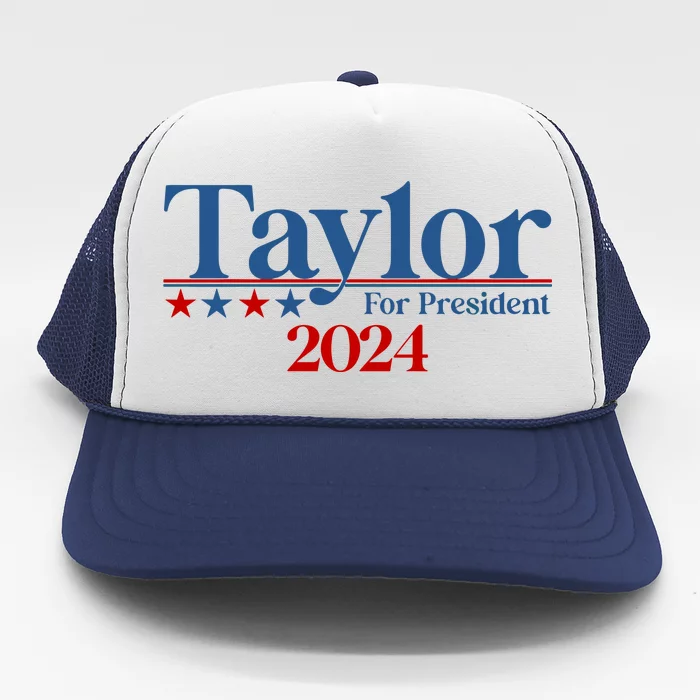 Sharon Osbourne Wearing Taylor For President 2024 Trucker Hat