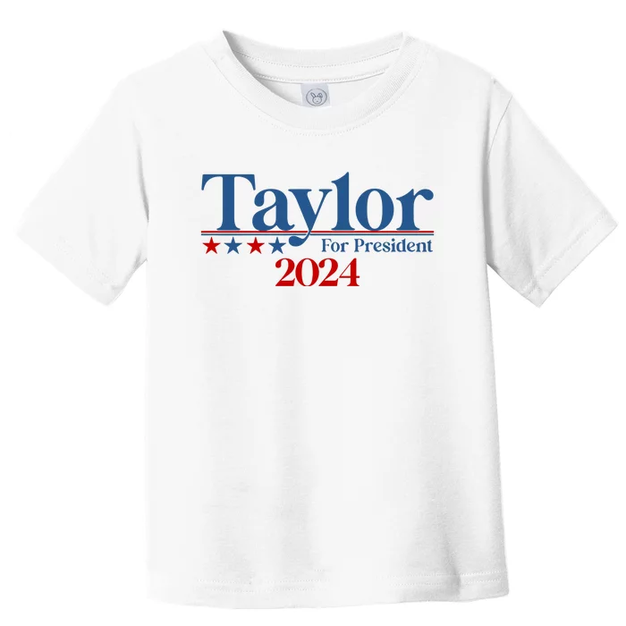 Sharon Osbourne Wearing Taylor For President 2024 Toddler T-Shirt