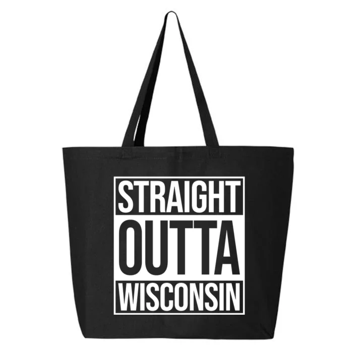 Straight Outta Wisconsin 25L Jumbo Tote