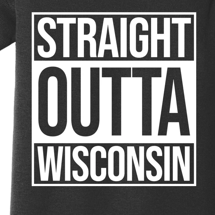 Straight Outta Wisconsin Baby Bodysuit