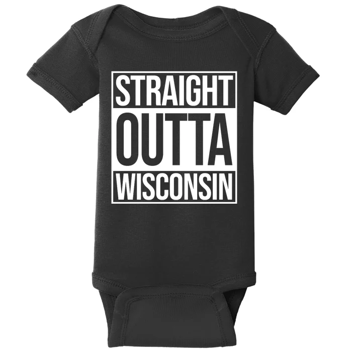 Straight Outta Wisconsin Baby Bodysuit