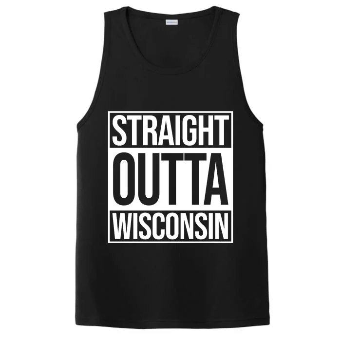 Straight Outta Wisconsin Performance Tank