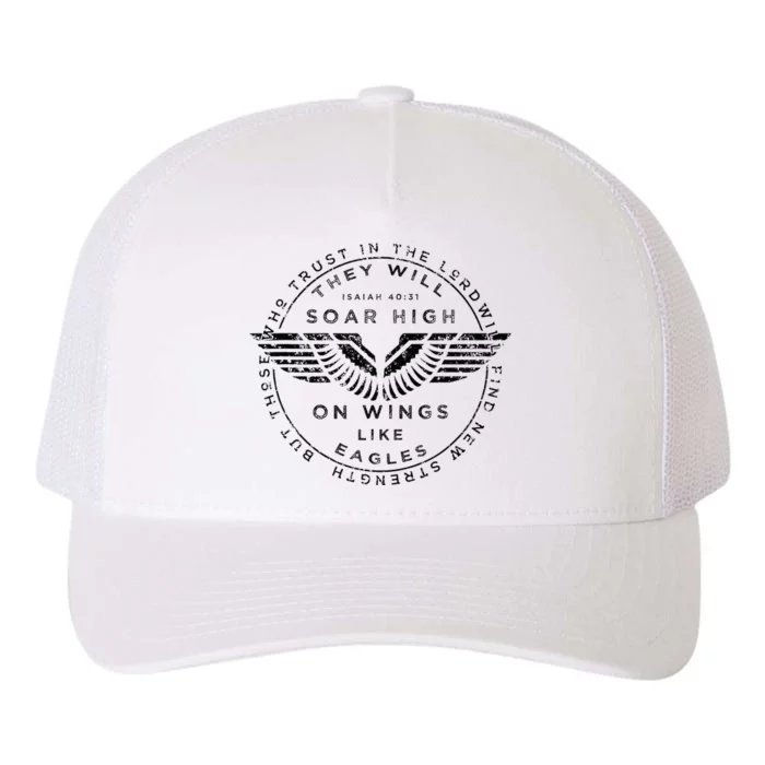 Soar On Wings Like Eagles Christian Yupoong Adult 5-Panel Trucker Hat