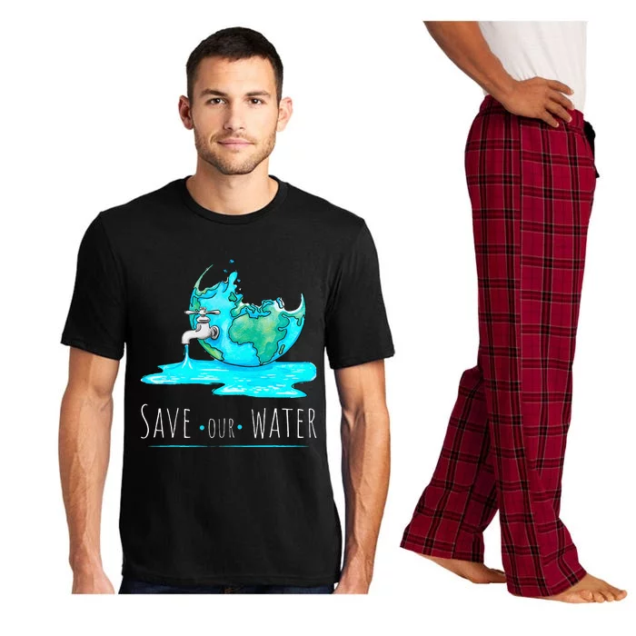 Save Our Waters Earth Day Clean Water Conservation Pajama Set