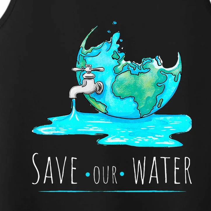 Save Our Waters Earth Day Clean Water Conservation Performance Tank