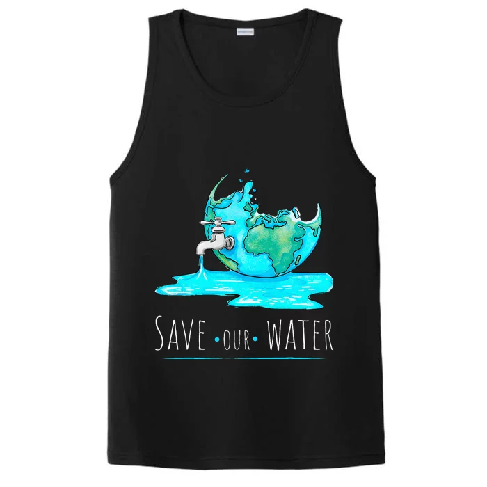 Save Our Waters Earth Day Clean Water Conservation Performance Tank