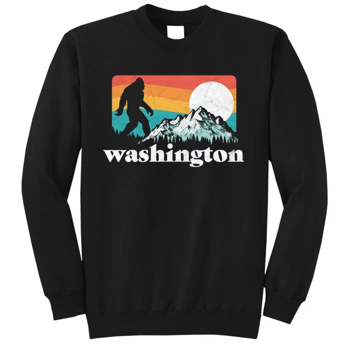 State Of Washington Pacific Northwest Bigfoot Mountain Sweatshirt