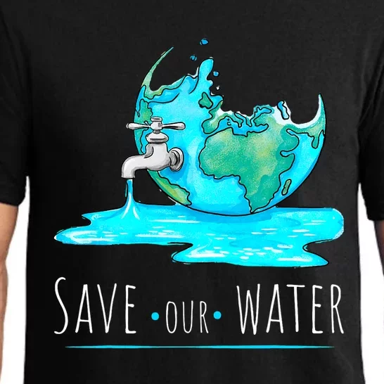 Save Our Water Earth Day Clean Water Conservation Pajama Set