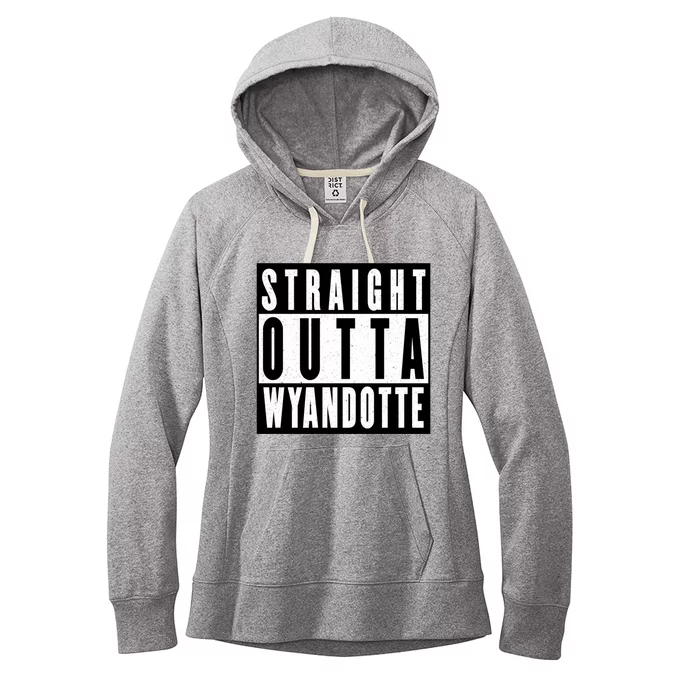 Straight Outta Wyandotte Gift Women's Fleece Hoodie