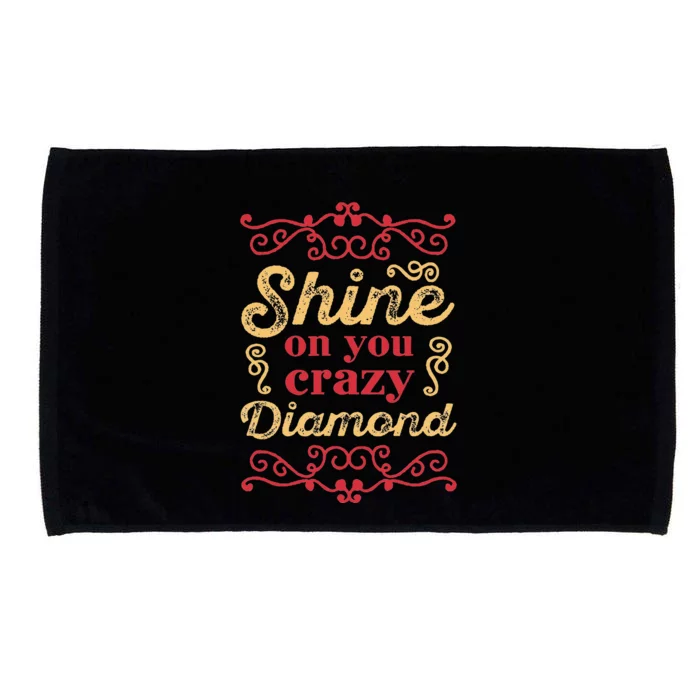 Shine On You Crazy Diamond Graphic Rock Microfiber Hand Towel