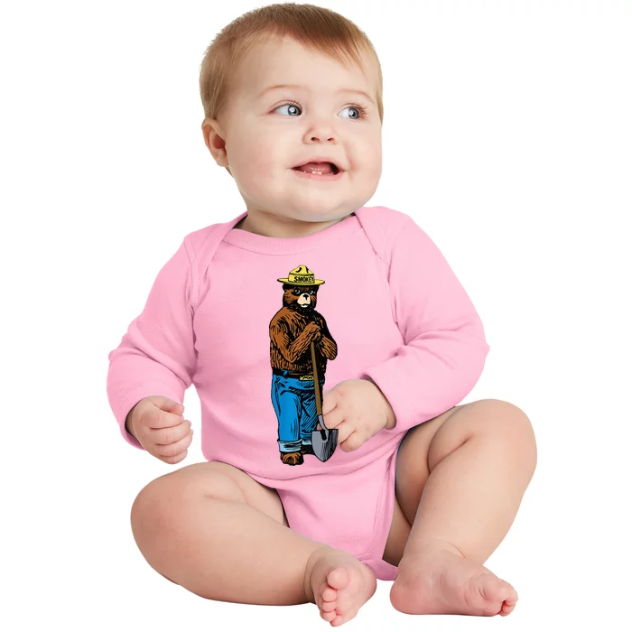 Smokey Only You Can Prevent Fires Baby Long Sleeve Bodysuit