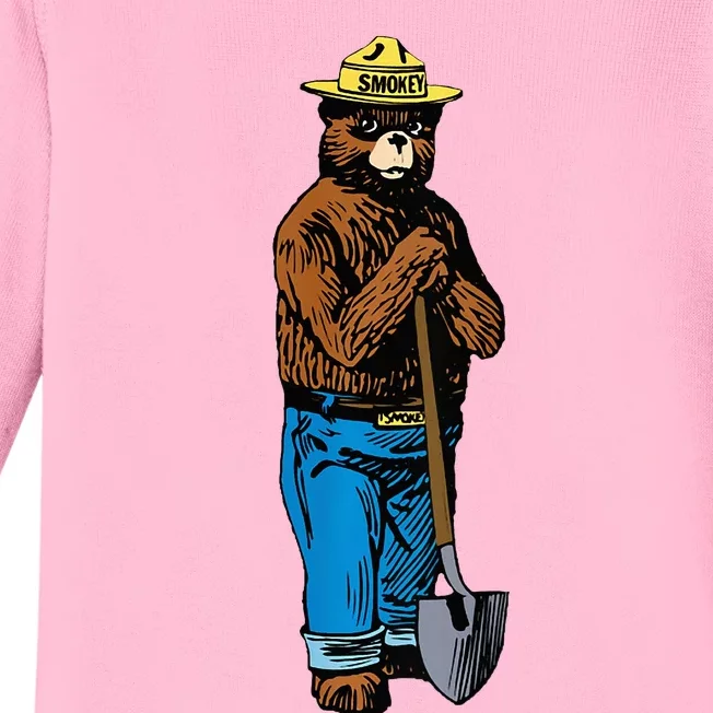 Smokey Only You Can Prevent Fires Baby Long Sleeve Bodysuit