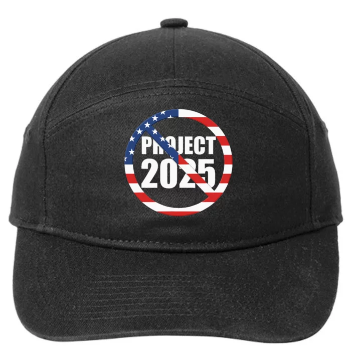 Stop Project 2025 7-Panel Snapback Hat