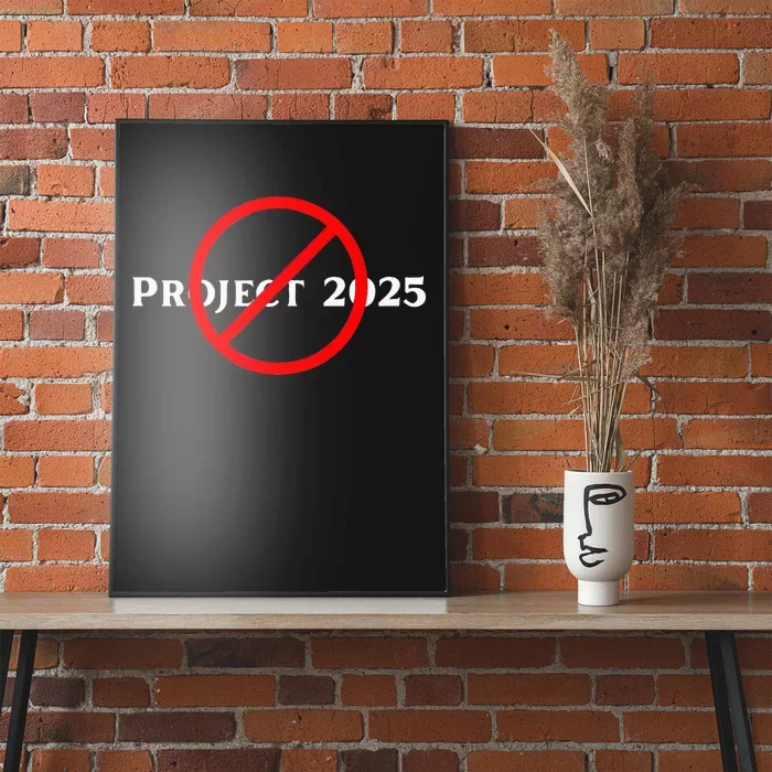 Stop Project 2025 TrumpS Project Anti Trump Poster