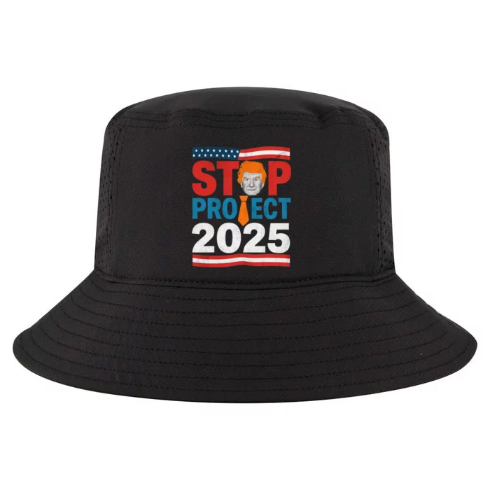 Stop Project 2025 Flag Usa Cool Comfort Performance Bucket Hat