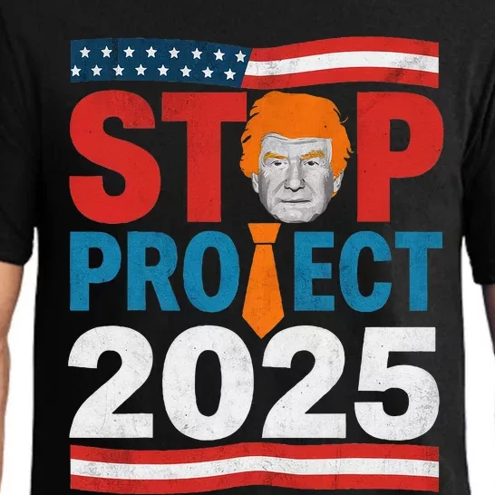 Stop Project 2025 Flag Usa Pajama Set