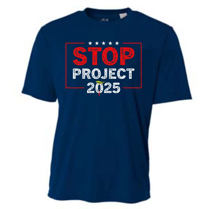 Stop Project 2025 Anti Trump Cooling Performance Crew T-Shirt