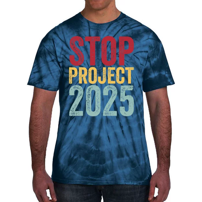 Stop Project 2025 Tie-Dye T-Shirt