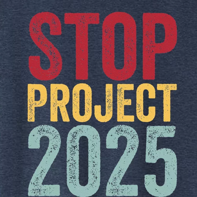 Stop Project 2025 Women's Crop Top Tee