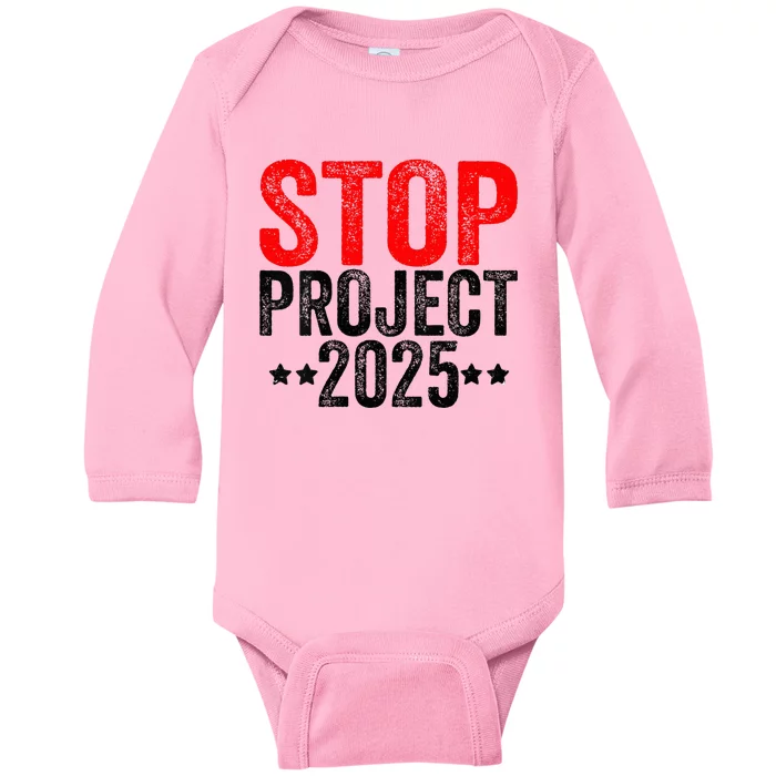 Stop Project 2025 Baby Long Sleeve Bodysuit