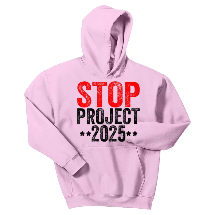 Stop Project 2025 Kids Hoodie