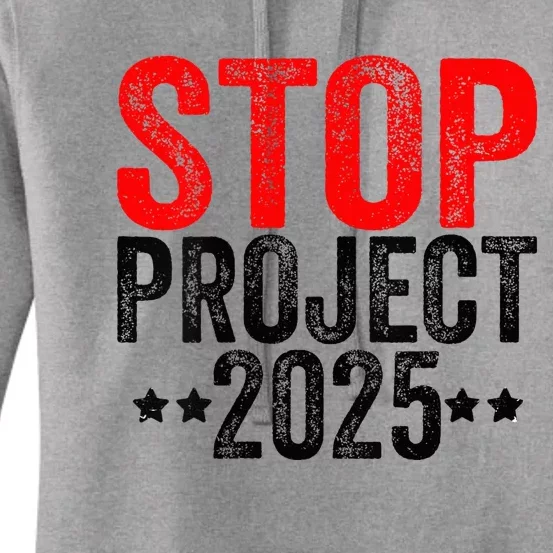 Stop Project 2025 Women's Pullover Hoodie