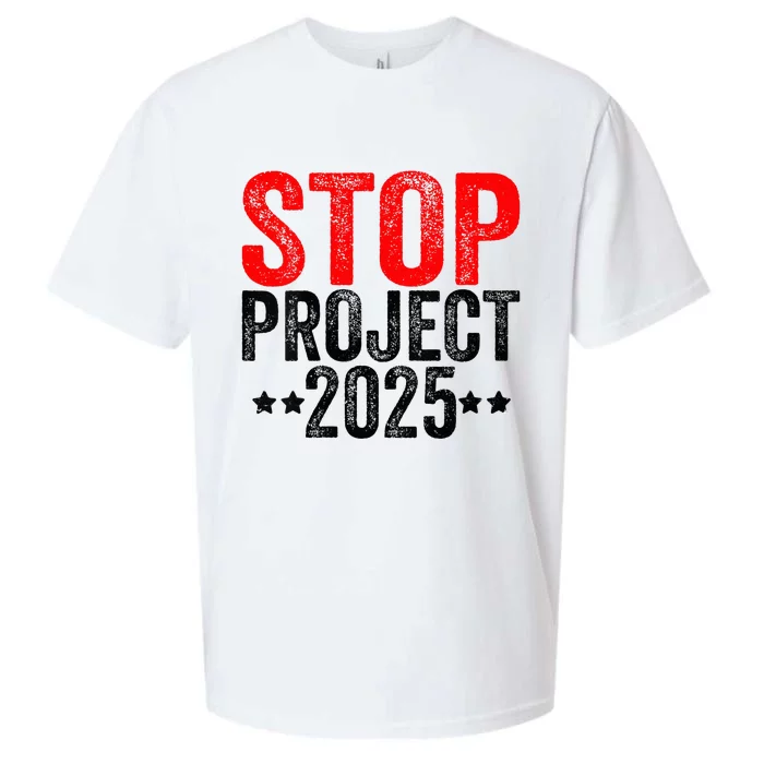 Stop Project 2025 Sueded Cloud Jersey T-Shirt