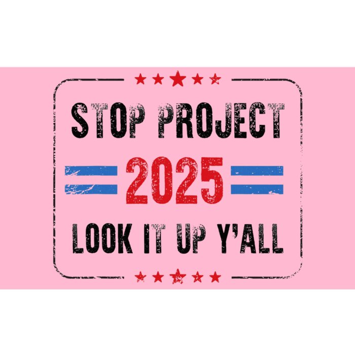 Stop Project 2025 Pro Democracy Anti Trump Election 2024 Bumper Sticker