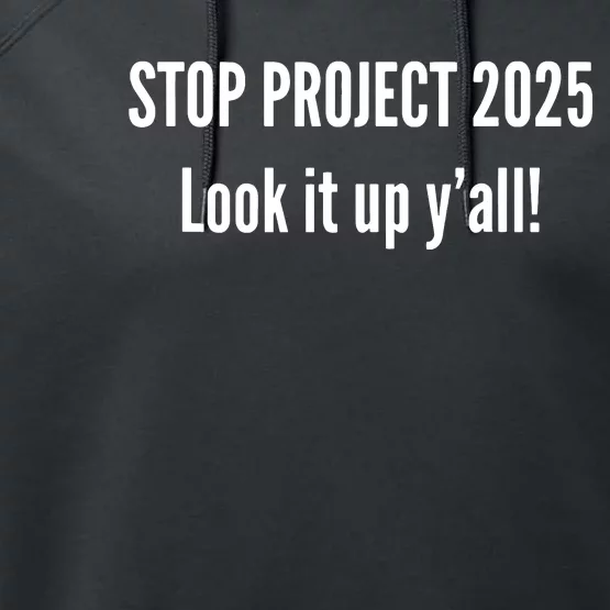 Stop Project 2025 Performance Fleece Hoodie