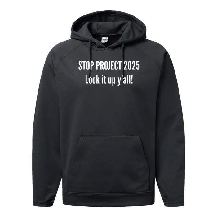 Stop Project 2025 Performance Fleece Hoodie