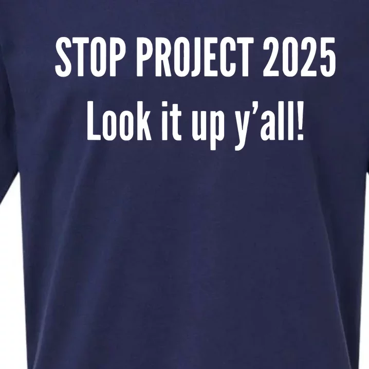 Stop Project 2025 Sueded Cloud Jersey T-Shirt