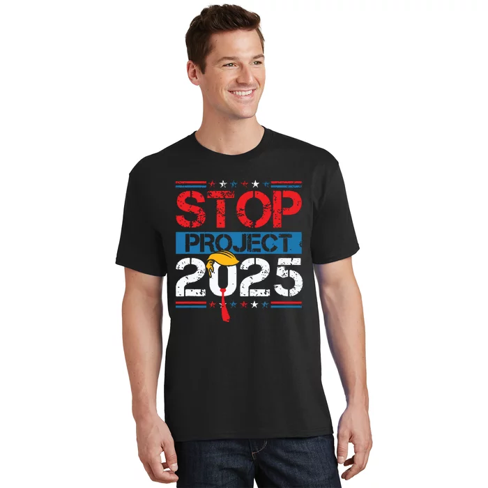 Stop Project 2025 Trumps Project Anti Trump T-Shirt