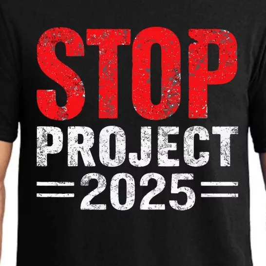 Stop Project 2025 Anti Trumps Pajama Set