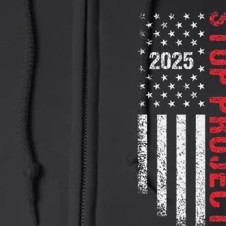 Stop Project 2025 Look It Up Bold Design Full Zip Hoodie