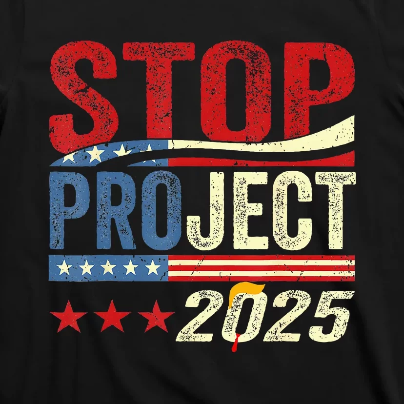 Stop Project 2025 Flag Usa T-Shirt