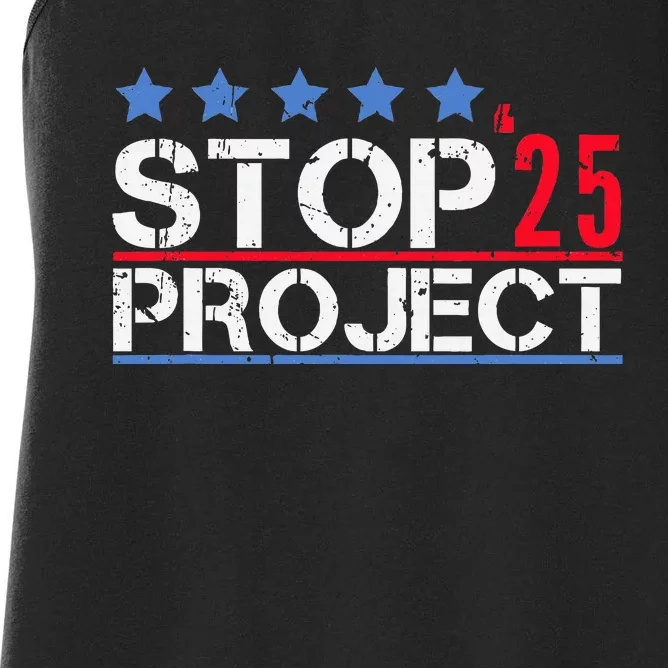 Stop Project 2025 Women's Racerback Tank