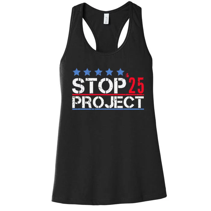 Stop Project 2025 Women's Racerback Tank