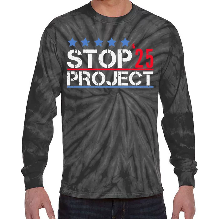 Stop Project 2025 Tie-Dye Long Sleeve Shirt