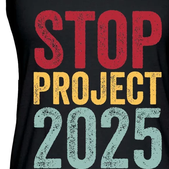 Stop Project 2025 Women Ladies Essential Flowy Tank