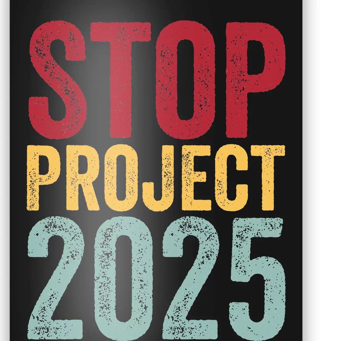 Stop Project 2025 Women Poster