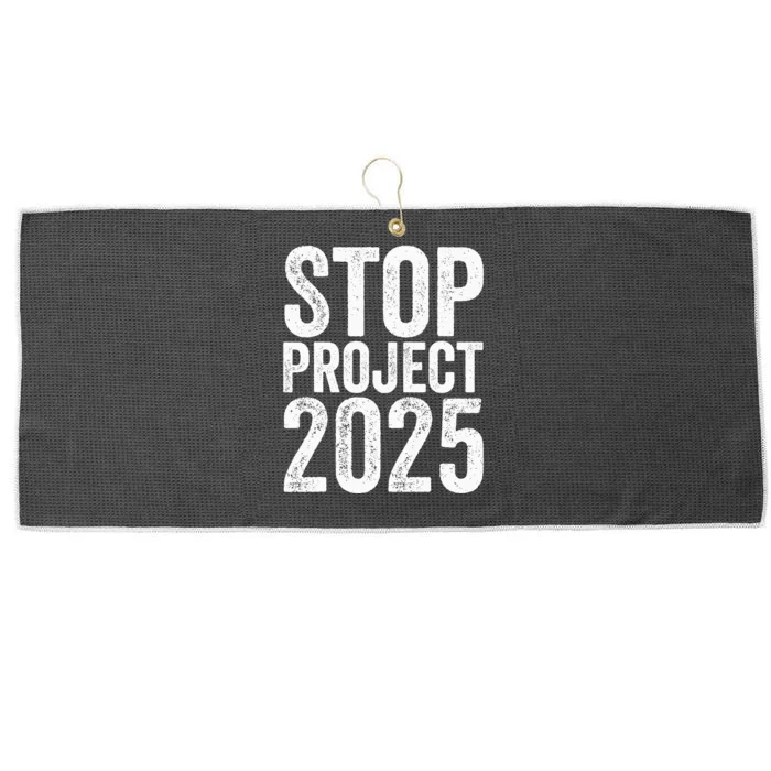 Stop Project 2025 Large Microfiber Waffle Golf Towel