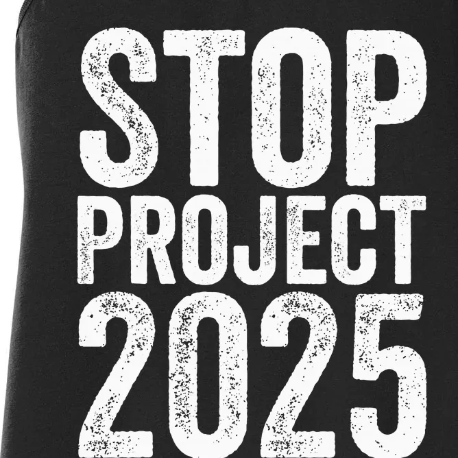 Stop Project 2025 Women's Racerback Tank