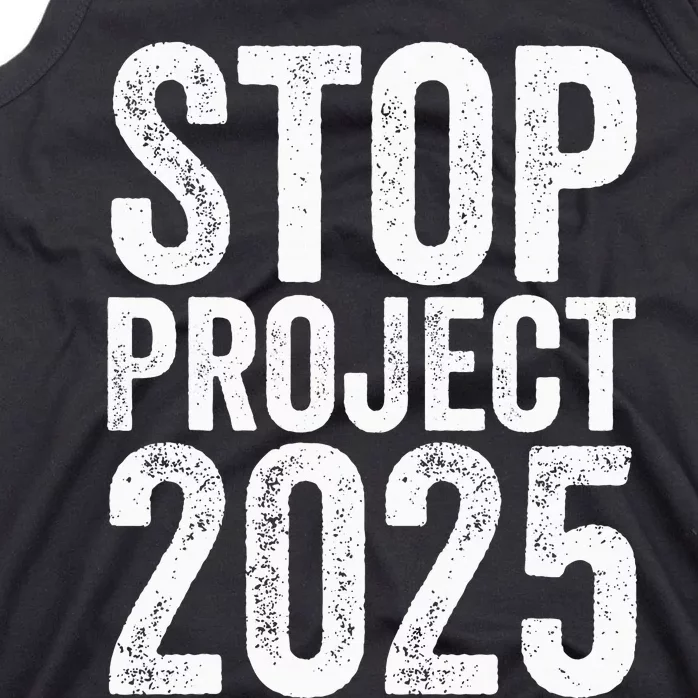 Stop Project 2025 Tank Top