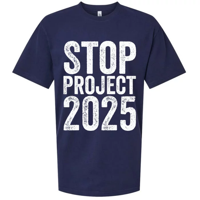 Stop Project 2025 Sueded Cloud Jersey T-Shirt