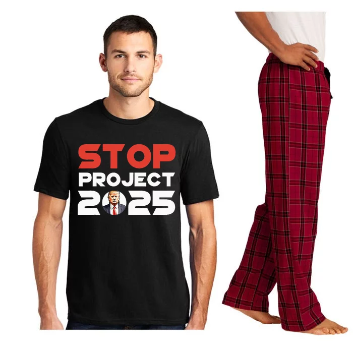 Stop Project 2025 TrumpS Project Anti Trump Patriotic Pajama Set